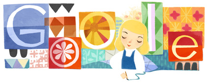 Mary Blair, logo Google